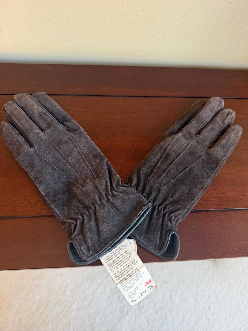 VINTAGE 3M Thinsulate Genuine Suede Lined Gloves